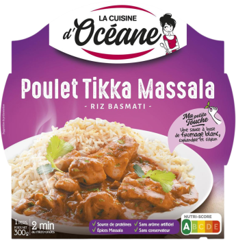 La Cuisine d'Océane - Poulet Tikka Massala & Basmati Reis 300g